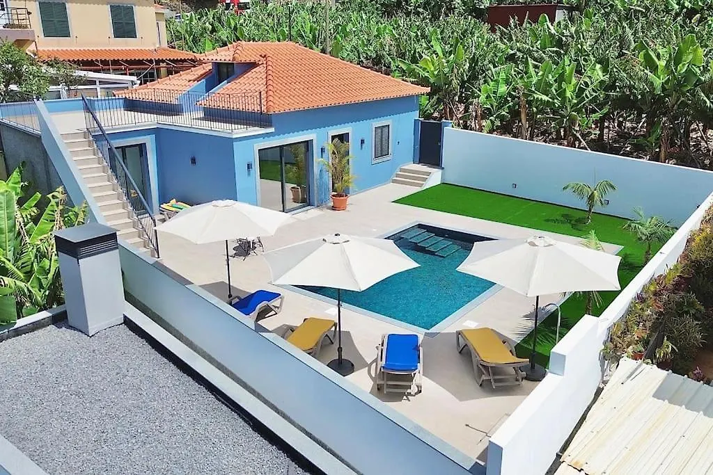 A Casa Azul - Arco Da Calheta Villa Portugal